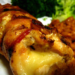 Bacon Wrapped Stuffed Chicken