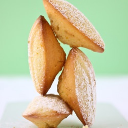 Orange and Brown Butter Madeleines