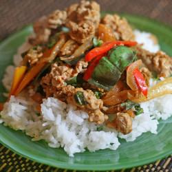 Thai Turkey Stir Fry