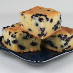 Blueberry Mochi Cake