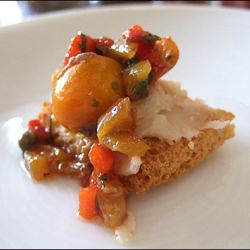 White Bean and Tomato Crostini