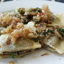 Agnolotti with Shrimps Sauce