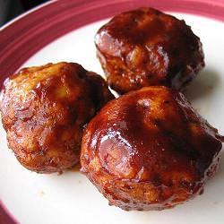 Barbecue Bacon Turkey Balls