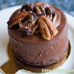Turtle Chocolate Cheesecake