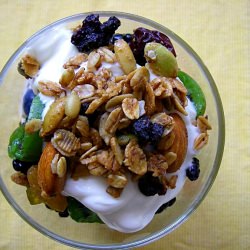 Cherry Almond Granola Parfait