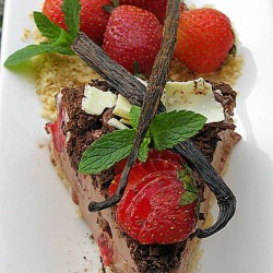 Chocolate Strawberry Cheesecake