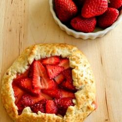 Strawberry Lemon Curd Galette
