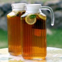 Sun Tea with Mint & Lemon