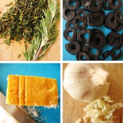 Olive and Rosemary Crackers