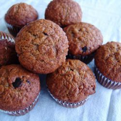 Pecan Chocolate Chip Banana Muffins