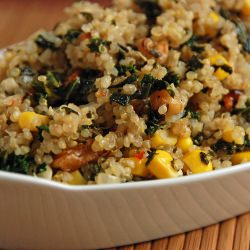 Quinoa With Kale And Walnuts