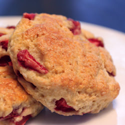 Strawberry Scones