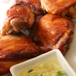 Crispy Skin Sake Chicken