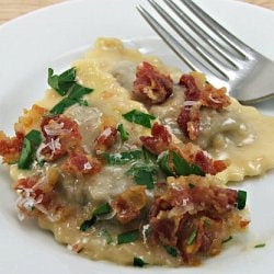 Wild Mushroom Pasta w/ Lemon Butter