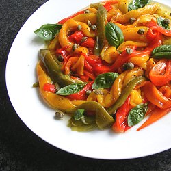 Roast Pepper & Caper Salad