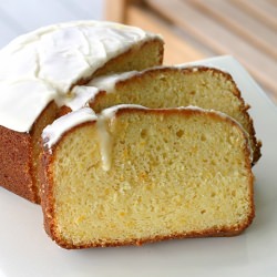 Orange Sour Cream Loaf Cake