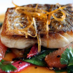 Roasted Striped Bass