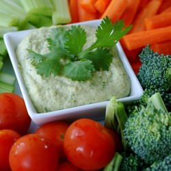 Cilantro Jalapeno Hummus
