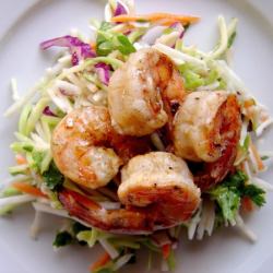 Shrimp Tacos with Margarita Slaw