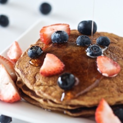 Buckwheat Apple-Cardamom Pancakes