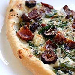 Fig, Bacon, & Bleu Cheese Pizza
