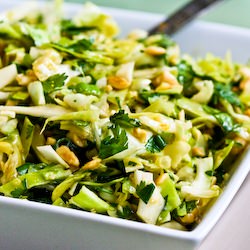 Spicy Cilantro-Peanut Slaw