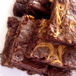 Outrageous PB Swirl Brownies
