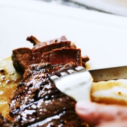 Grilled Salt & Pepper London Broil