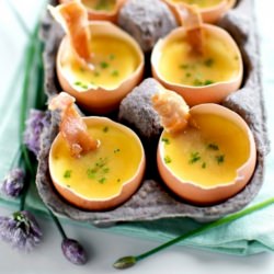 Truffle Oil Infused Custards