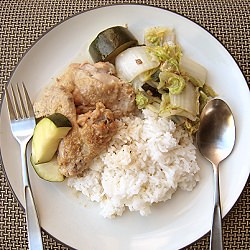 Chicken Adobo in Coconut Milk