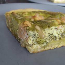 Quiche Saumon, Fenouil, Pignons