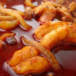 Camarones a la Diabla