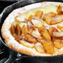 Dutch Baby with Sauteed Apples