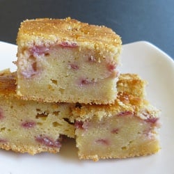 Strawberry Mochi Cake