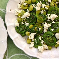Fiddlehead Fern And Edamame Salad