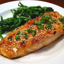 Miso Glazed Sake Salmon