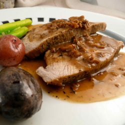 Veal Roast with Morels & Sweet Wine