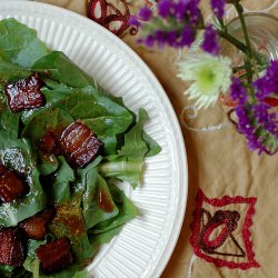Bittman’s Dandelion & Bacon Salad