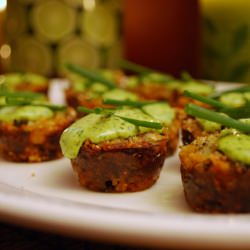 Mini Crab Cakes w/ Cilantro Aioli