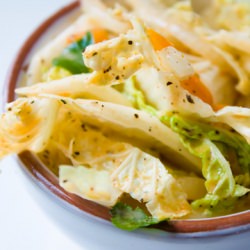 Ginger Citrus Napa Slaw