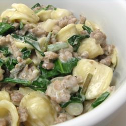 Creamy Sausage & Ramp Pasta