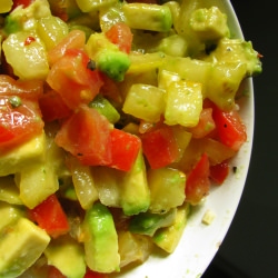 Red and Yellow Tomato Salad