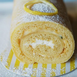 Passion Fruit Sponge Roll