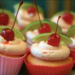 Cherry Limeade Cupcakes