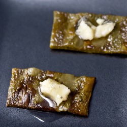 Grilled Nopales with Roquefort