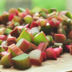 Rhubarb Cake