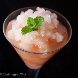 Ginger Grapefruit Granita