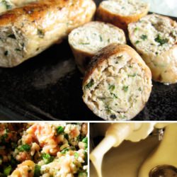 Chicken Feta Spinach Sausage
