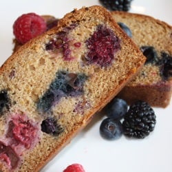 Mixed Berry Brown Sugar Tea Cake