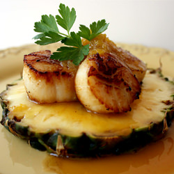 Pineapple Fusion Scallops